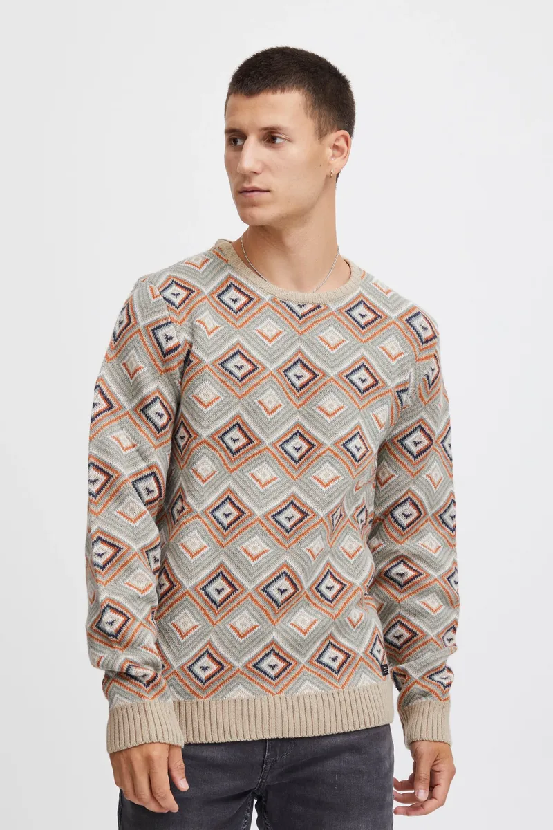

Свитер смесовой вязки "BLEND BHPullover", цвет Crockery