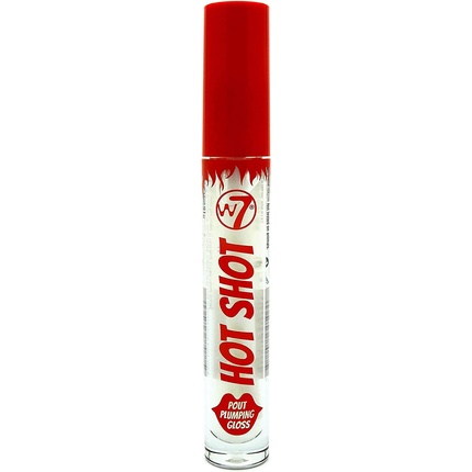 

Hot Shot Plumping Gloss Усиливающий эффект пухлых губ для более полных губ Чистый натуральный блеск W7