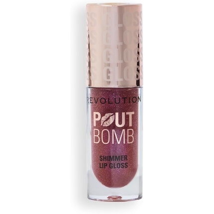 Revolution Pout Bomb Shimmer Gloss Сияющий блеск для губ с глянцевым финишем Revolution Beauty — фото 3