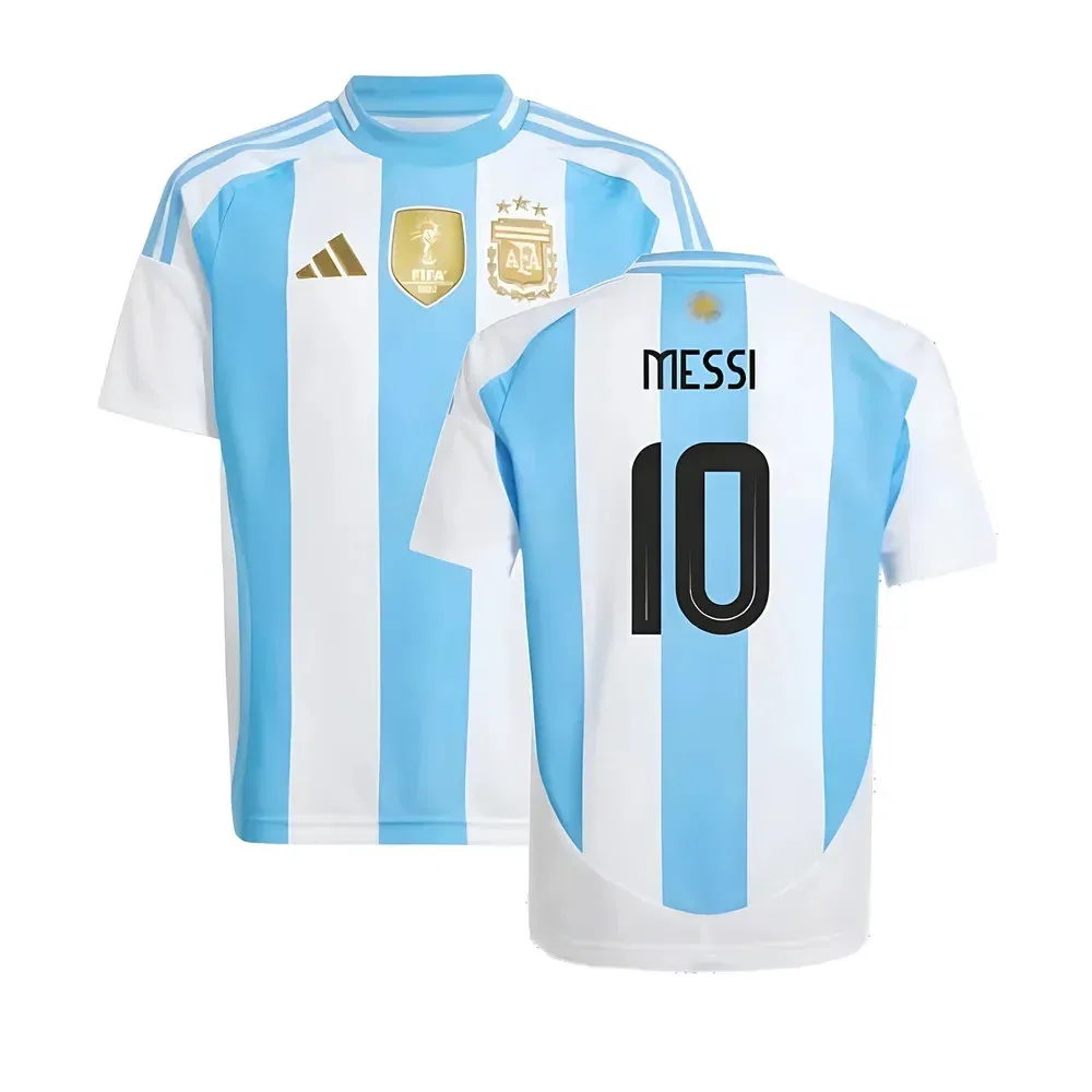 Футболка домашняя Argentina 2024-2025 Messi 10, белый