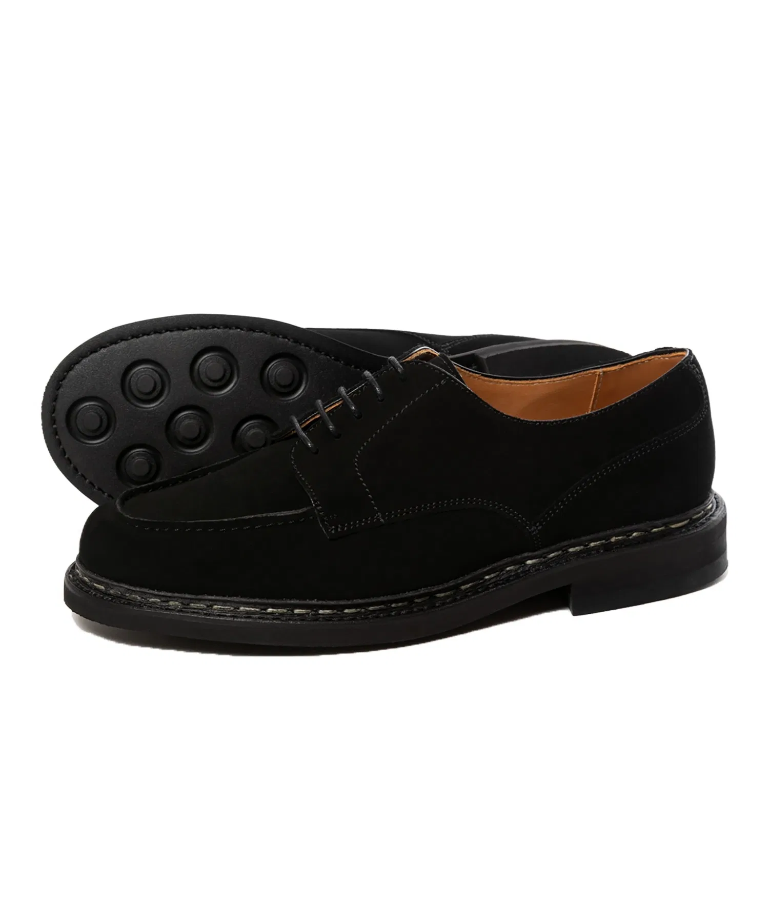 Мужские туфли Berwick1707 U-образный мыс 4477 с подошвой Vibram — фото 2