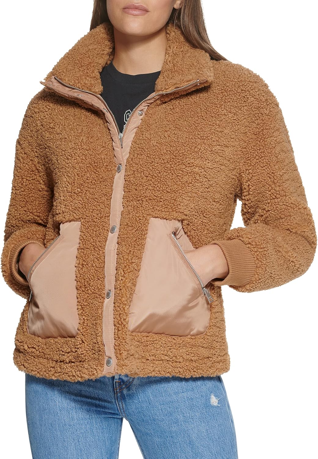 

Levi's Женская куртка из шерпы тайди, Chestnut