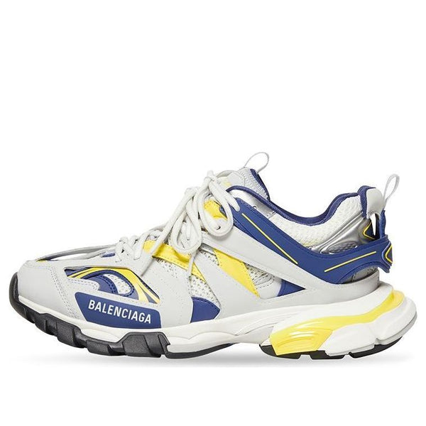 

Кроссовки track sneaker 'white dark blue yellow' Balenciaga, белый