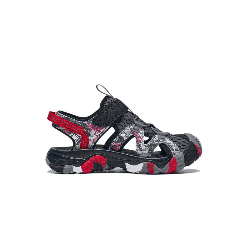 Детские сандалии Trek 1.5 Kids Shadow Gray/black/cinnabar Red Lining Young, красный — фото 2