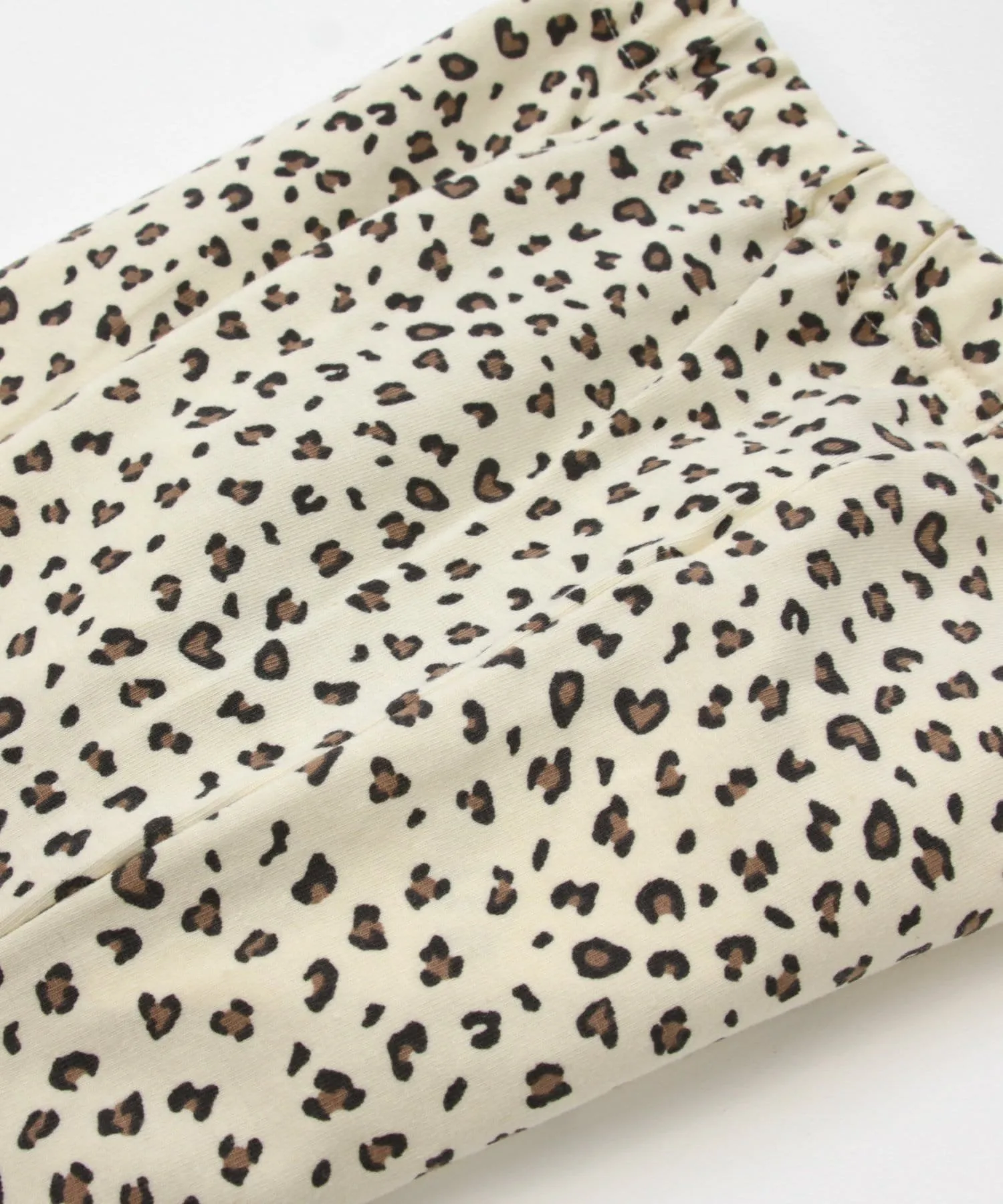 Леггинсы длиной 3/4 с эластичным рисунком Chil2, M Leopard/Cream — фото 2