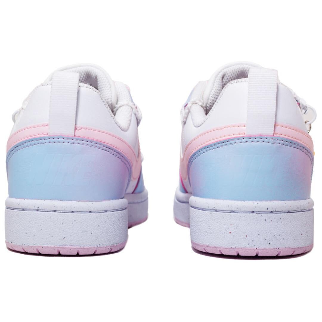 Кроссовки Nike Court Borough Skateboard Shoes Women's Low-Top Blue, розовый — фото 4