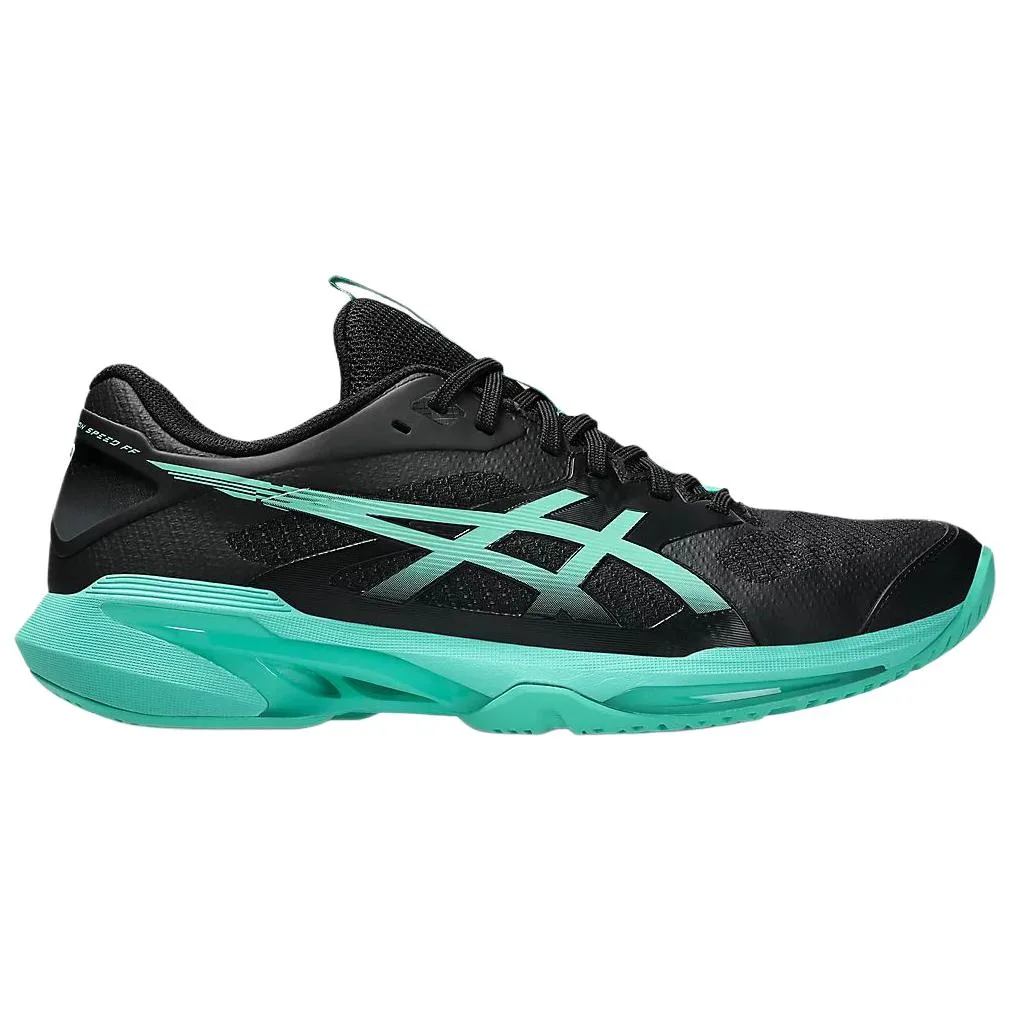 ASICS Кроссовки для тенниса мужские solution speed ff 4 slip resistant low top черные — фото 3