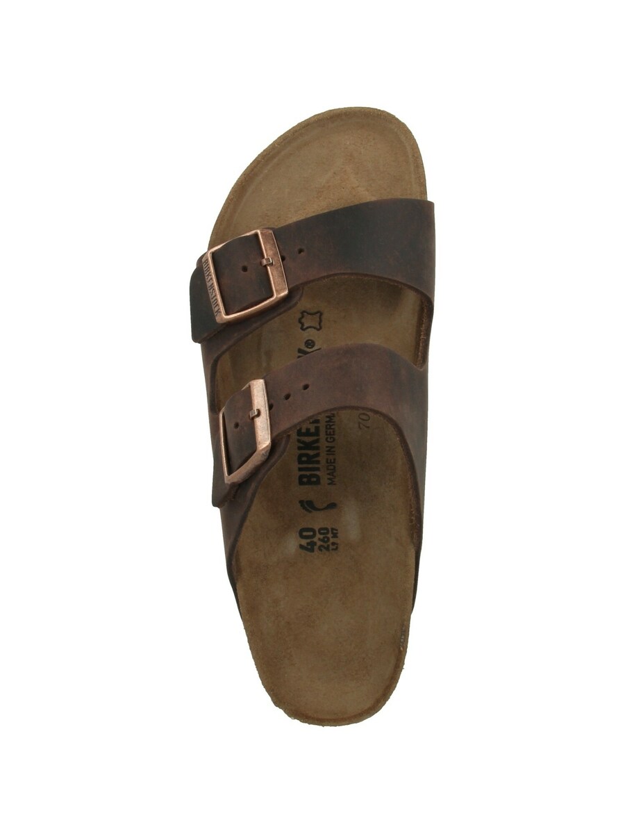 Классические слипоны BIRKENSTOCK Mules Arizona, коричневый — фото 3