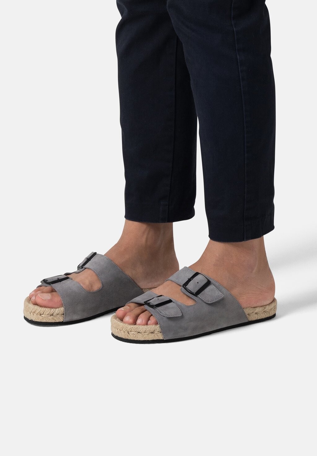 

Мюли на плоской подошве CANNES FRED MARTIN COLLECTION, цвет grey suede