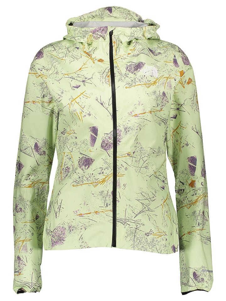 

The North Face Беговая куртка зелено-фиолетового цвета