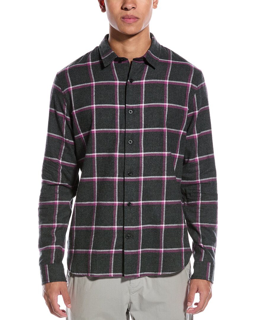 

Рубашка из фланелевой ткани Vince Brushed, фиолетовый