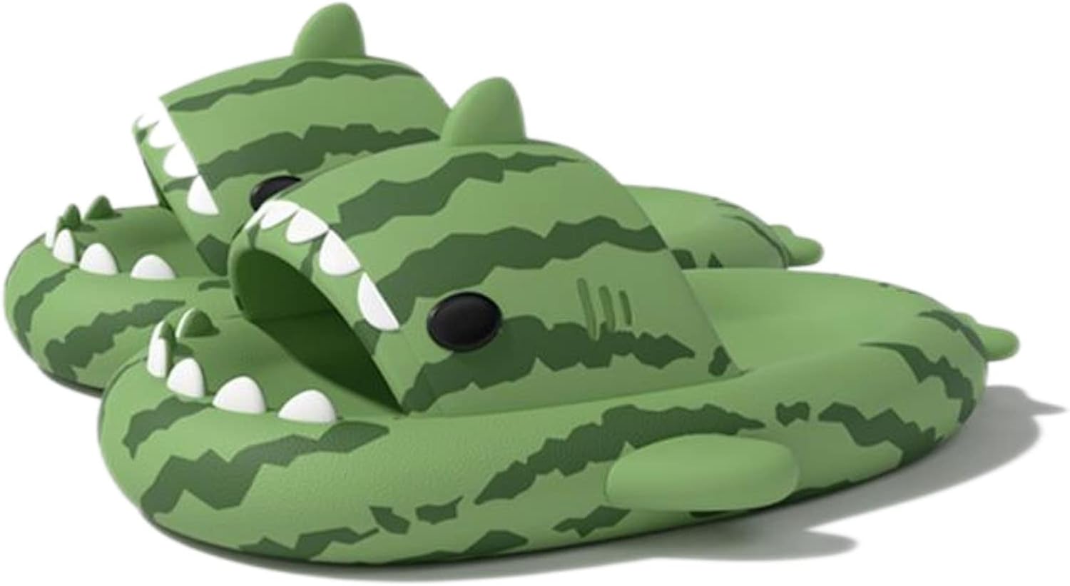 

Оригинальные сланцы Zureto Shark, унисекс с изображением акулы, новые домашние тапочки Cloud Shark для спа, сандалии, Watermelon Shark