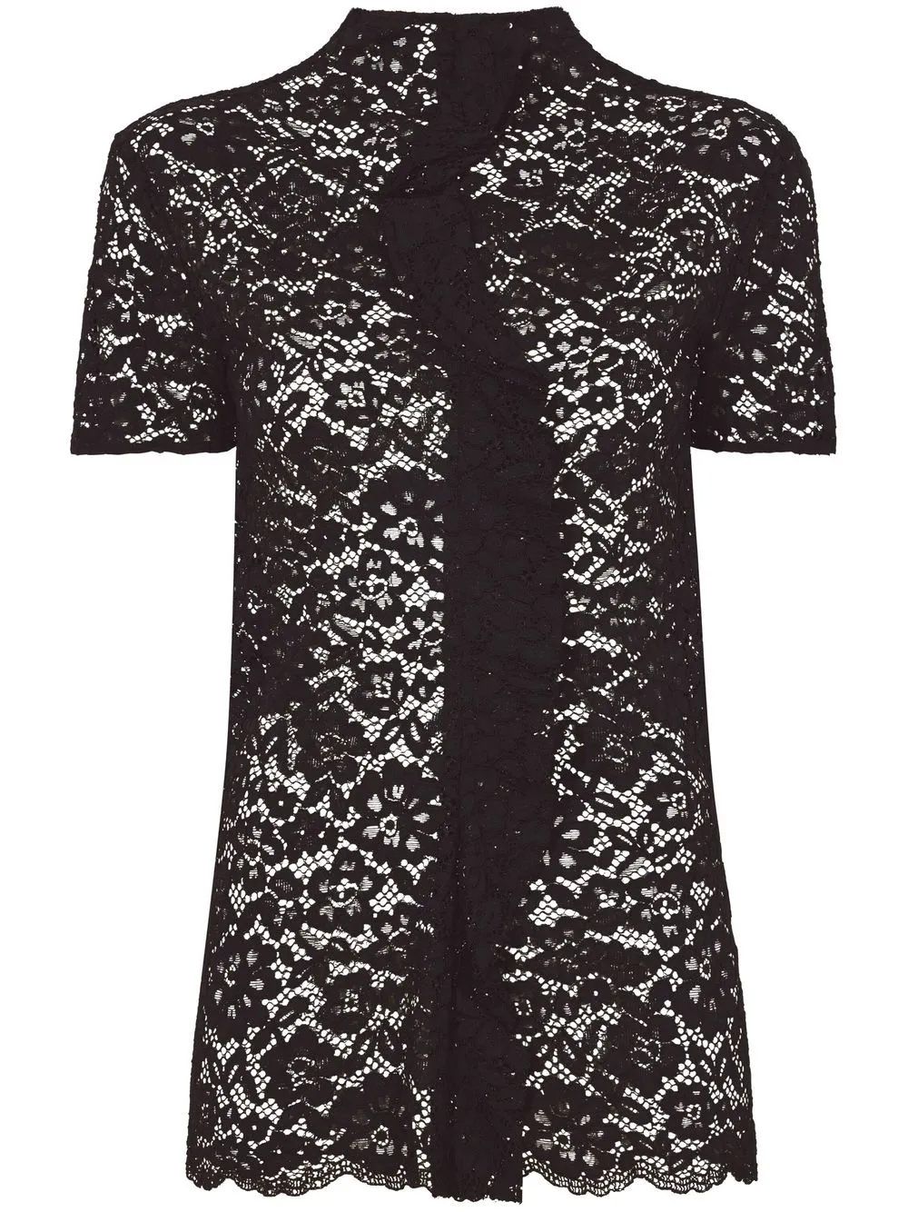 

Кружевной топ Proenza Schouler, черный