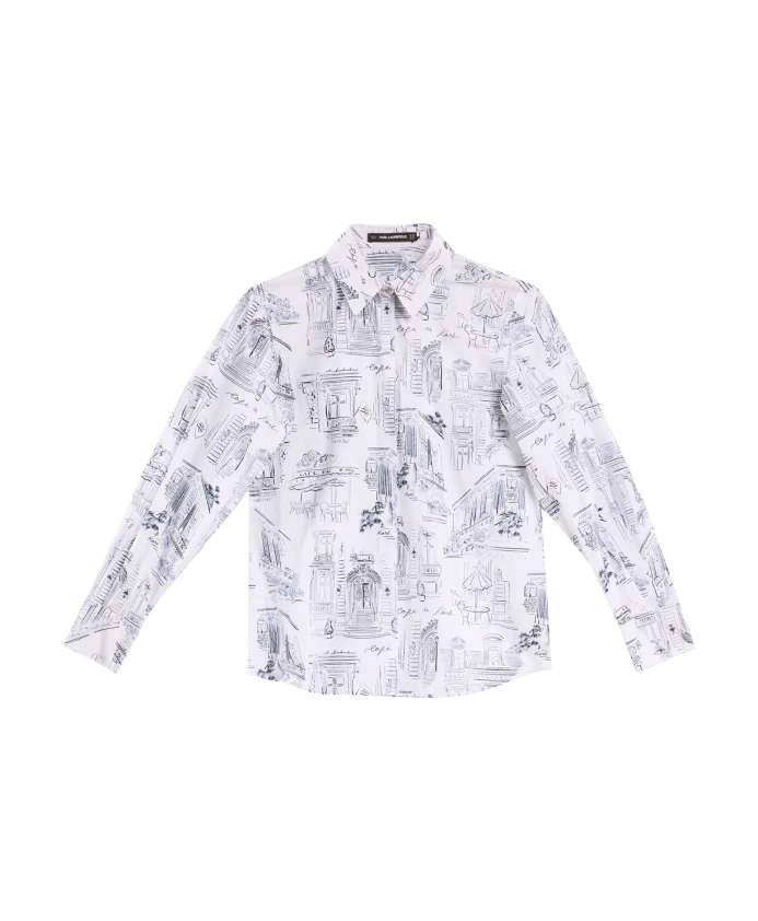 

Kl x jp футболка Karl Lagerfeld, белый