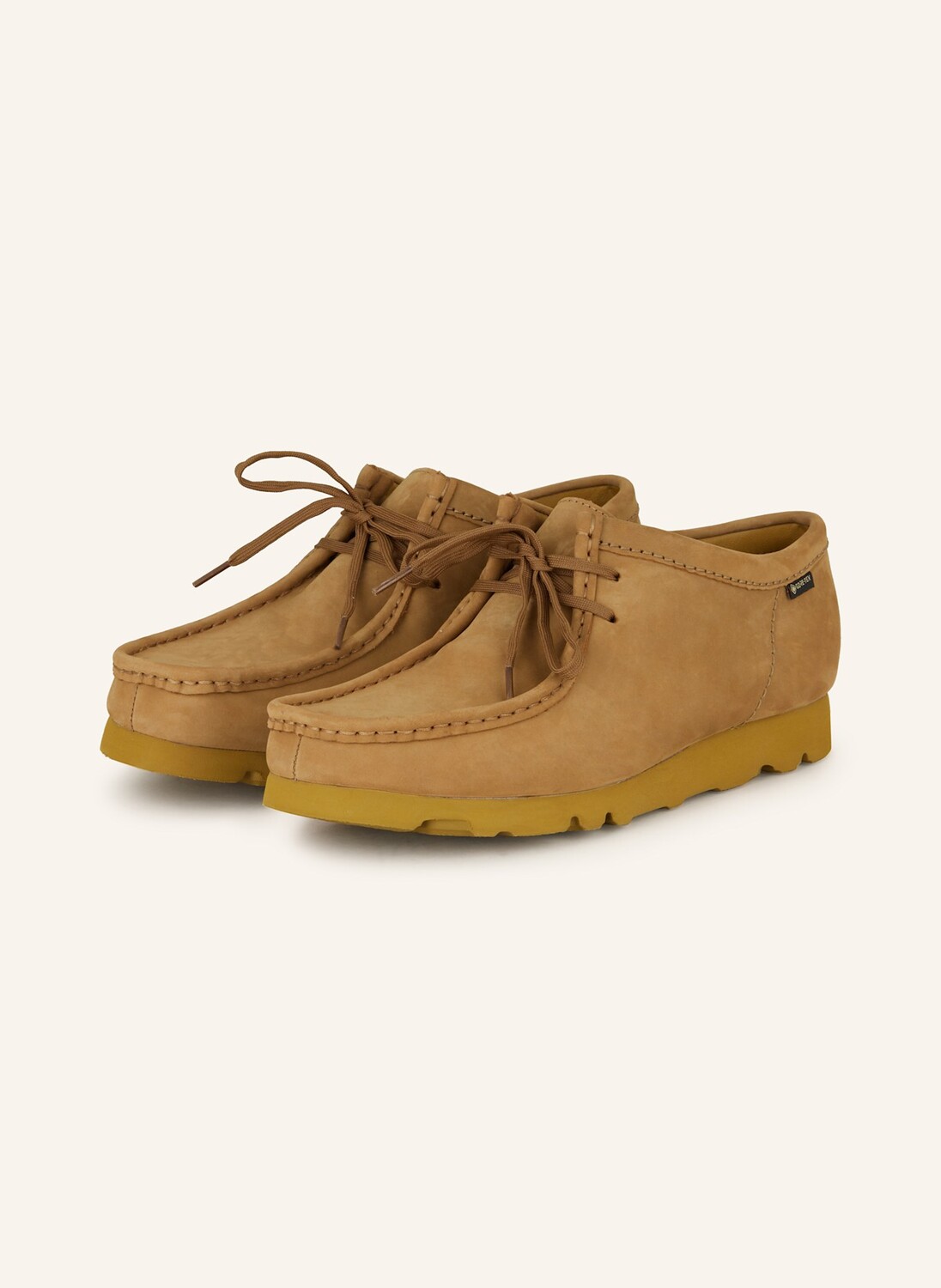 

Туфли на шнуровке wallabee gtx Clarks ORIGINALS, светло-коричневый