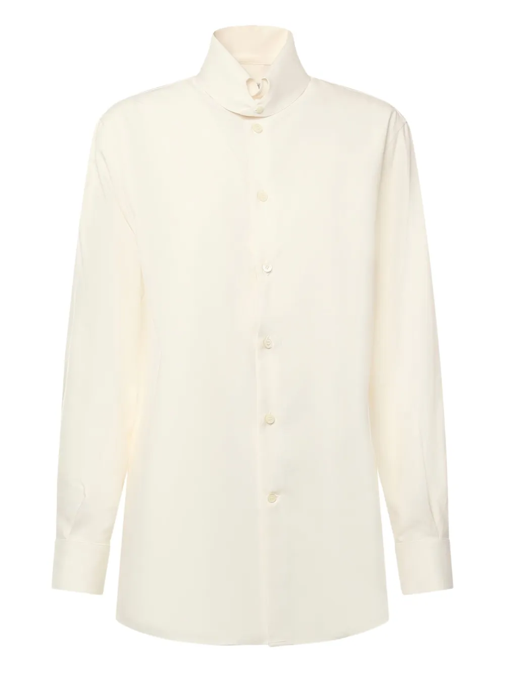 

Шелковая рубашка Loro Piana, нейтральный