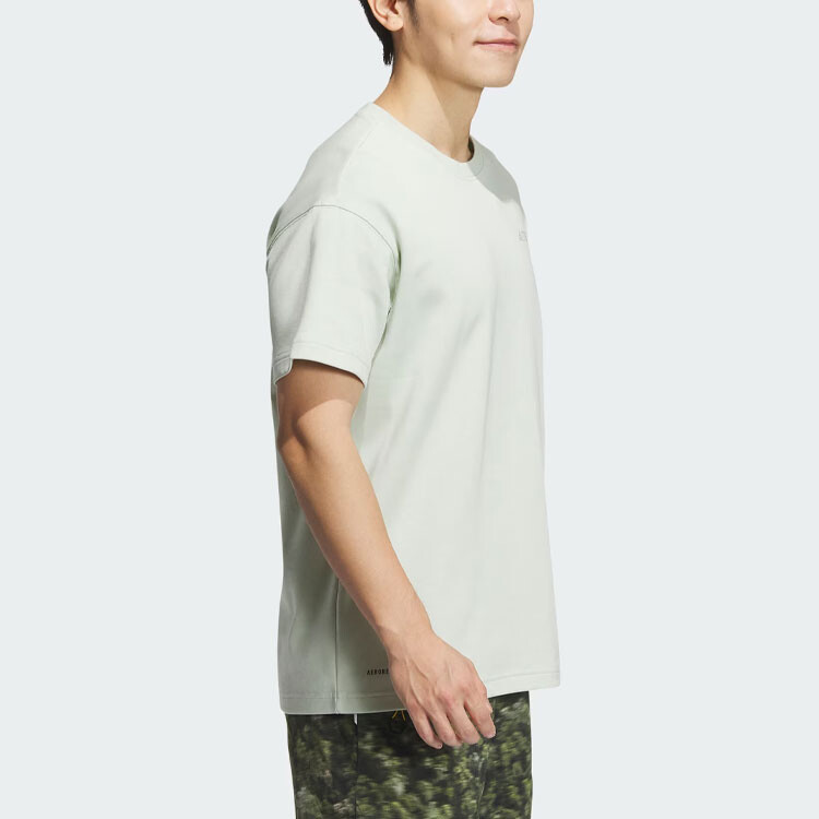 Футболка National Geographic Co-branded Section для мужчин, льняная, зеленая Adidas, зеленый — фото 4