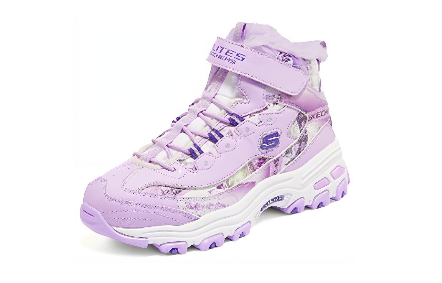 Кроссовки Skechers Kids Lifestyle Shoes GS Mid-top Purple/White — фото 3