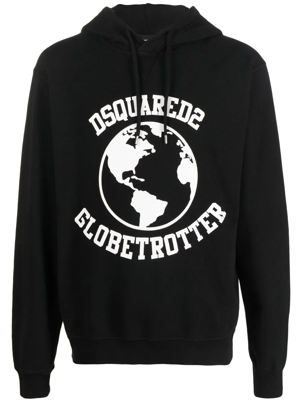 

Худи Globetrotter с логотипом DSQUARED2, черный