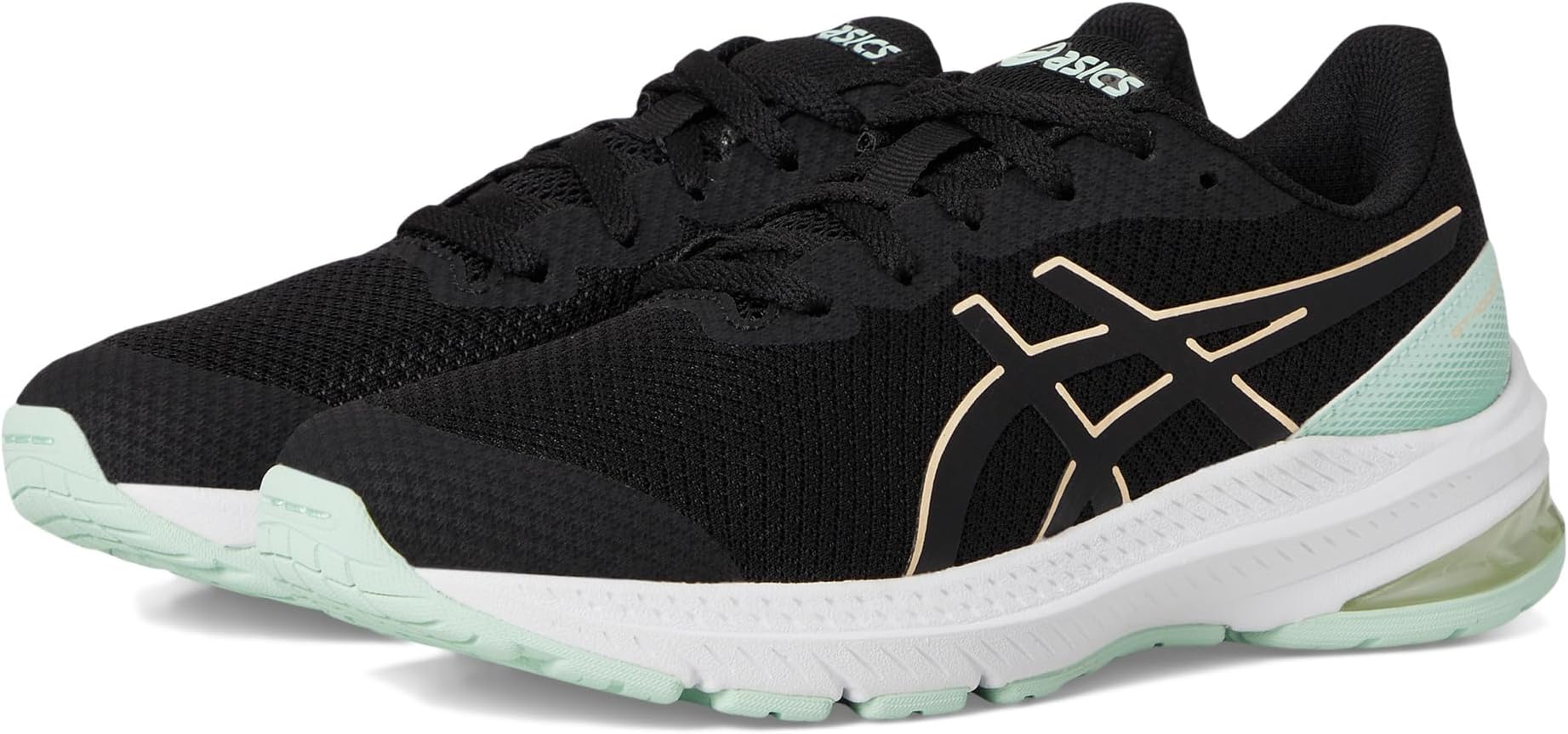 

Кроссовки ASICS Kids GT-1000 12 GS, Black/Apricot Crush