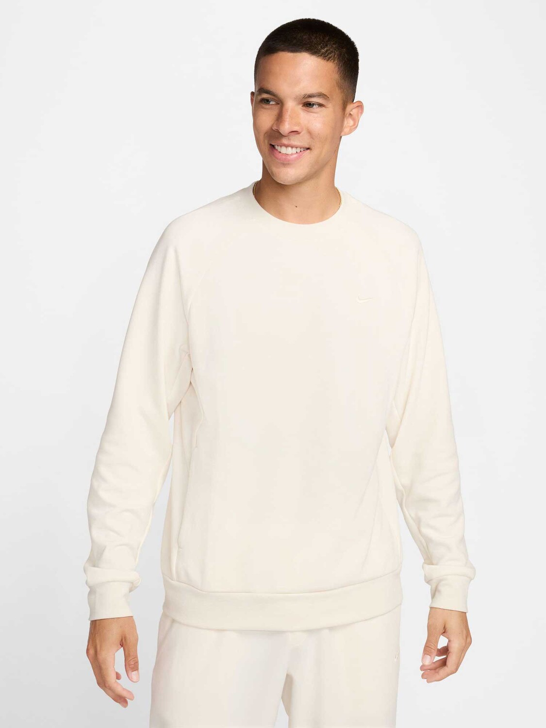 

Блуза Nike M NK DF UV PRIMARY LS CREW, бежевый