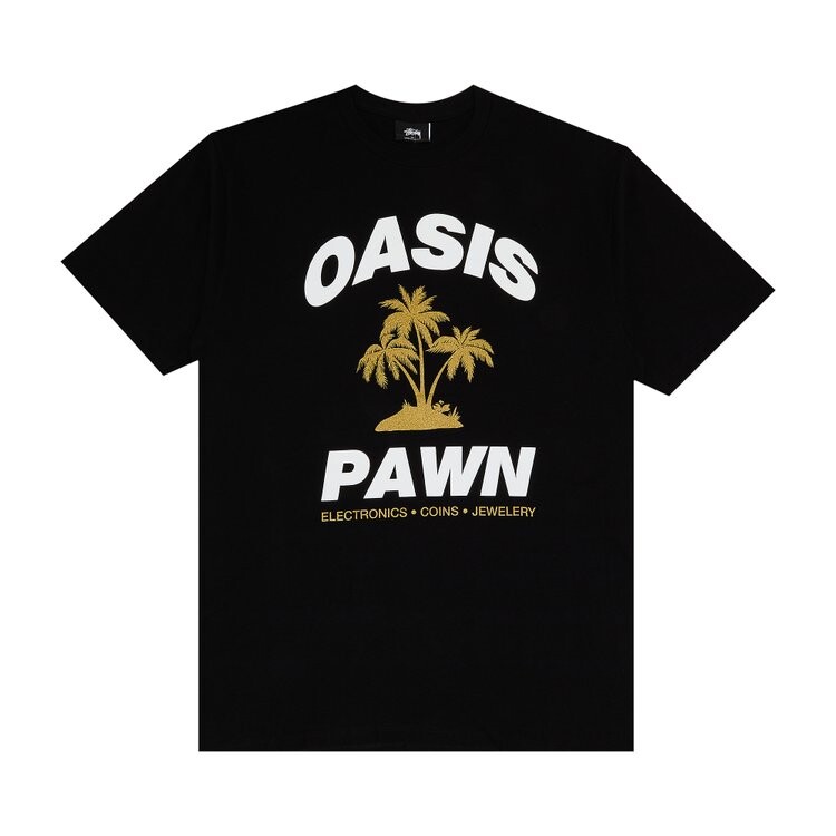 

Футболка Stussy Oasis Pawn 'Black', черный
