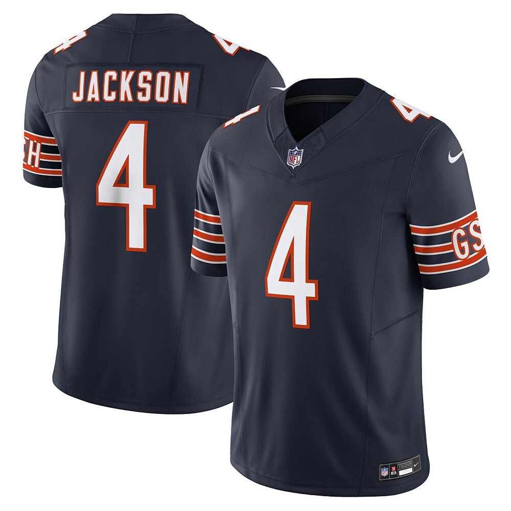 

Мужские кроссовки Nike Eddie Jackson Navy Chicago Bears Vapor F. Ограниченный Джерси, цвет Brs Navy