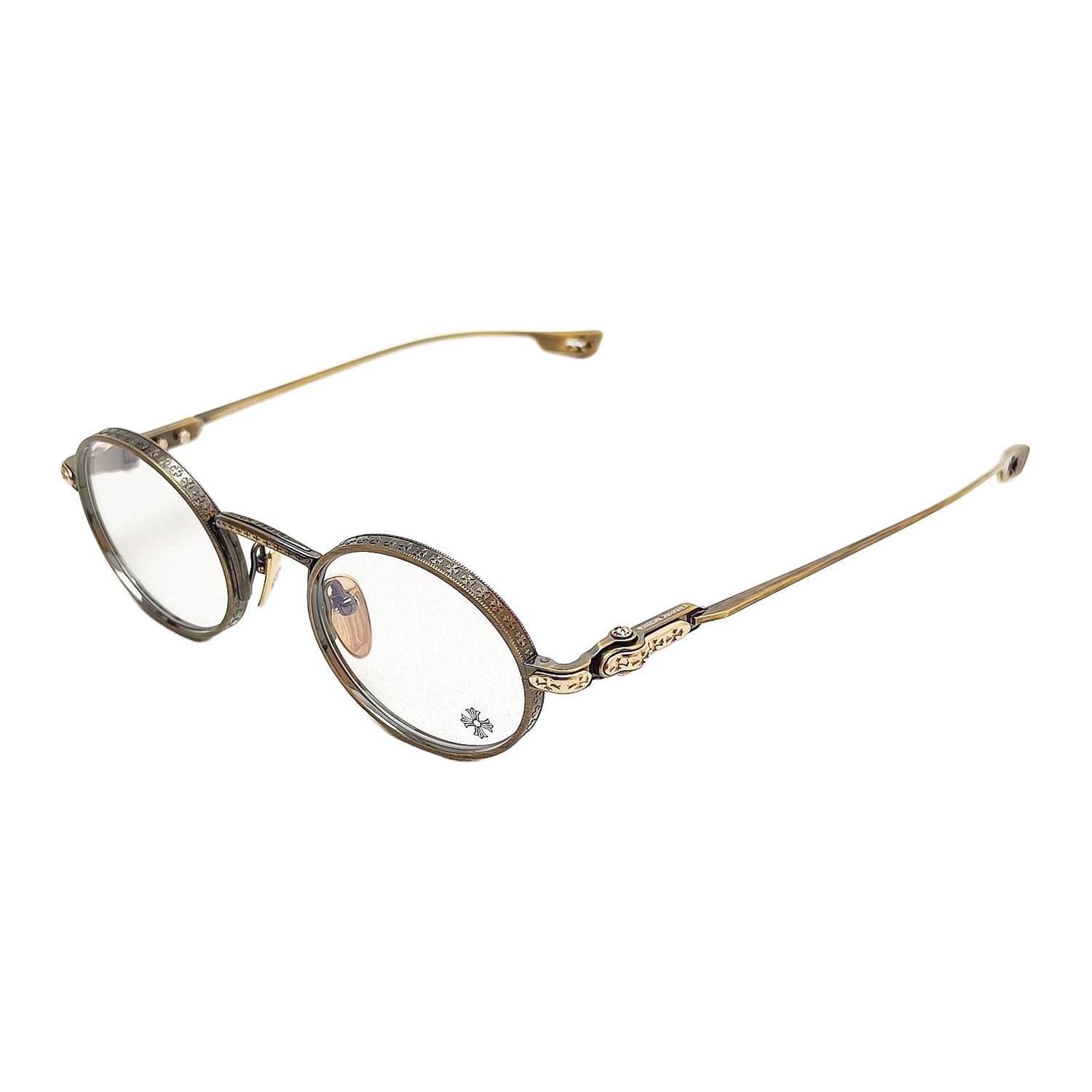 

Chrome Hearts 925 Sterling Silver очки круглой формы унисекс gold