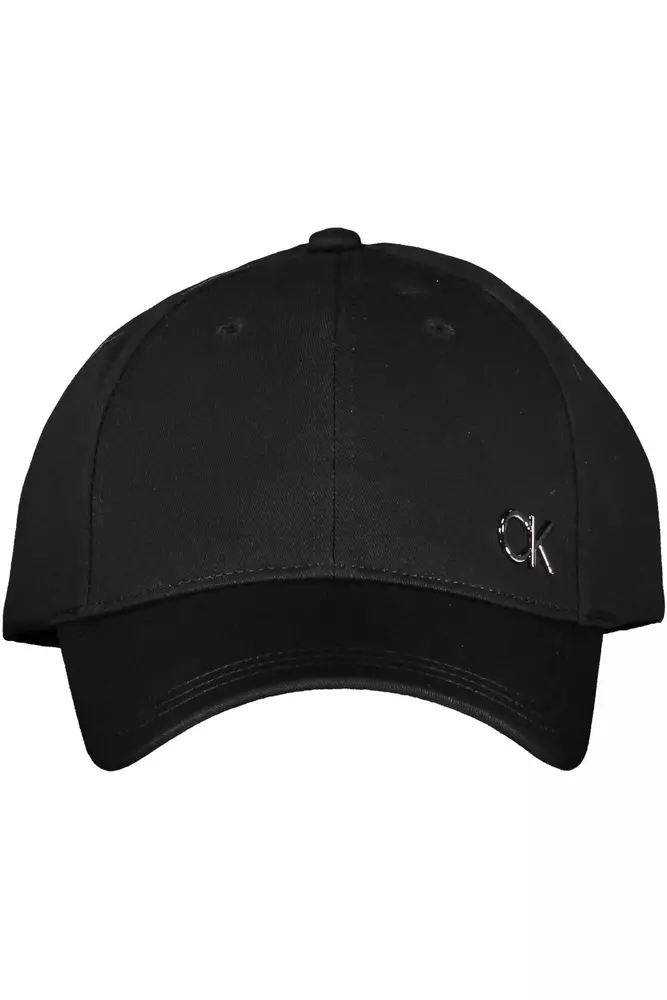 

Черная хлопковая мужская кепка Calvin Klein