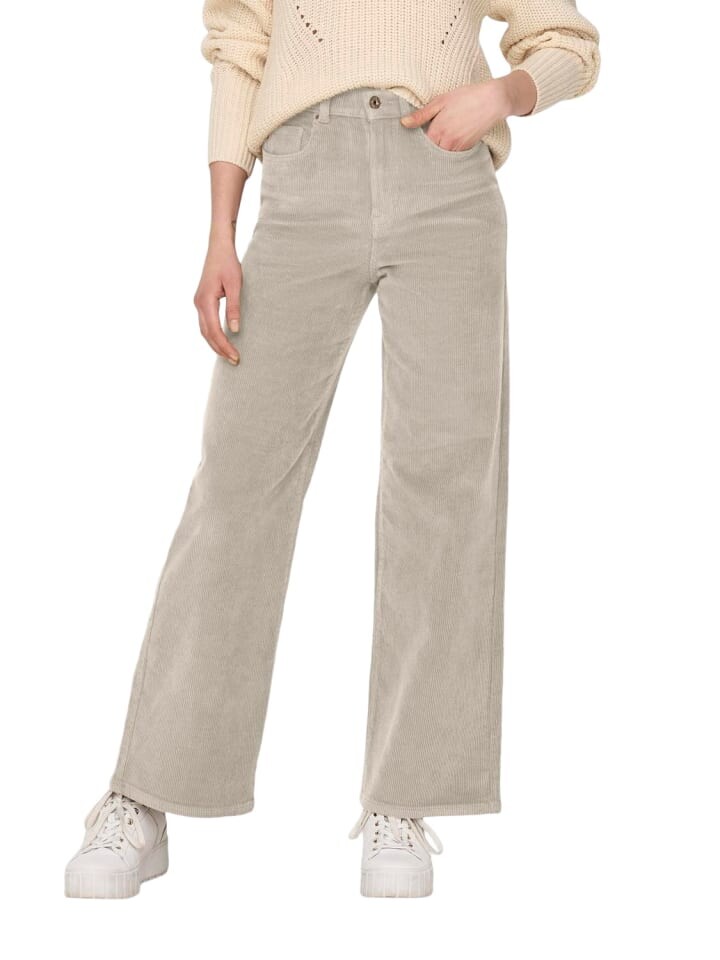 

Тканевые брюки ONLY Cord ONLHOPE GLOBAL EX comfort/relaxed, бежевый