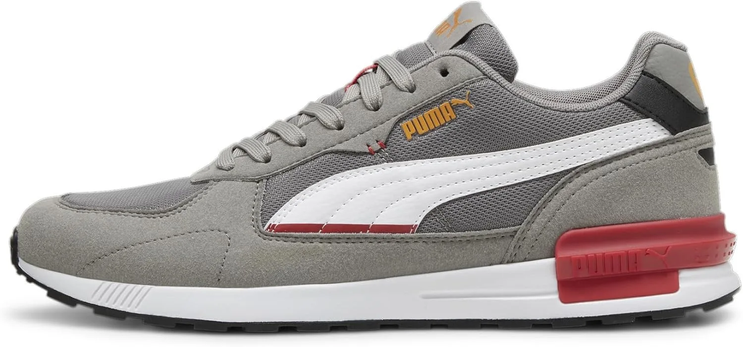 Кроссовки PUMA Graviton унисекс, белый/красный — фото 4