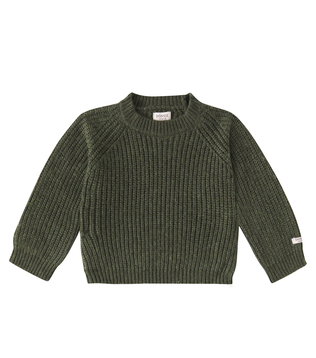 

Свитер Гари в рубчик Donsje, Forest Green Melange