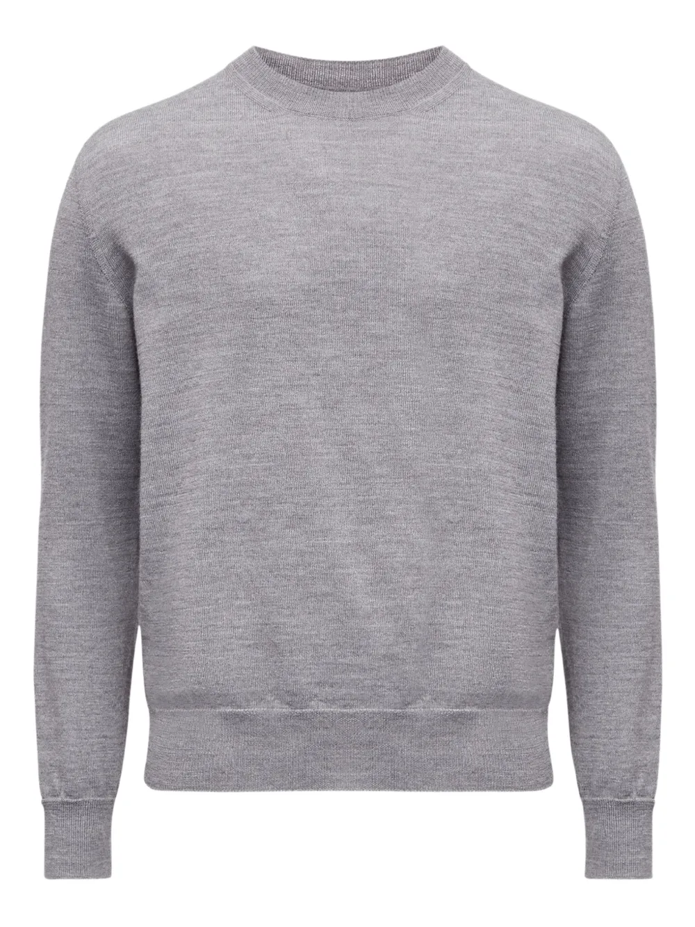 

Вязаный свитер с круглым вырезом MM6 Maison Margiela, серый