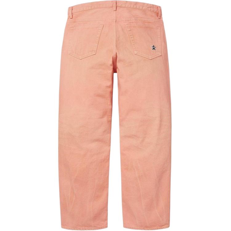 Выцветшие джинсы свободного кроя Selvedge SS24 Supreme, синий/синий — фото 4