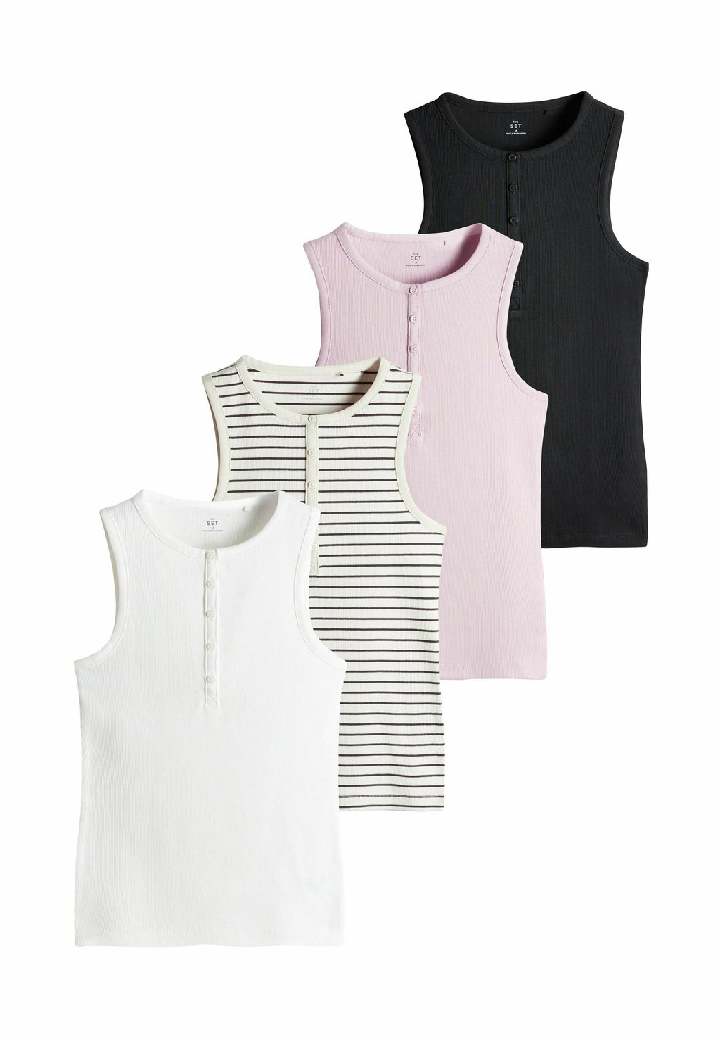

Топ REGULAR FIT-HENLEY 4 PACK THE SET, розовый