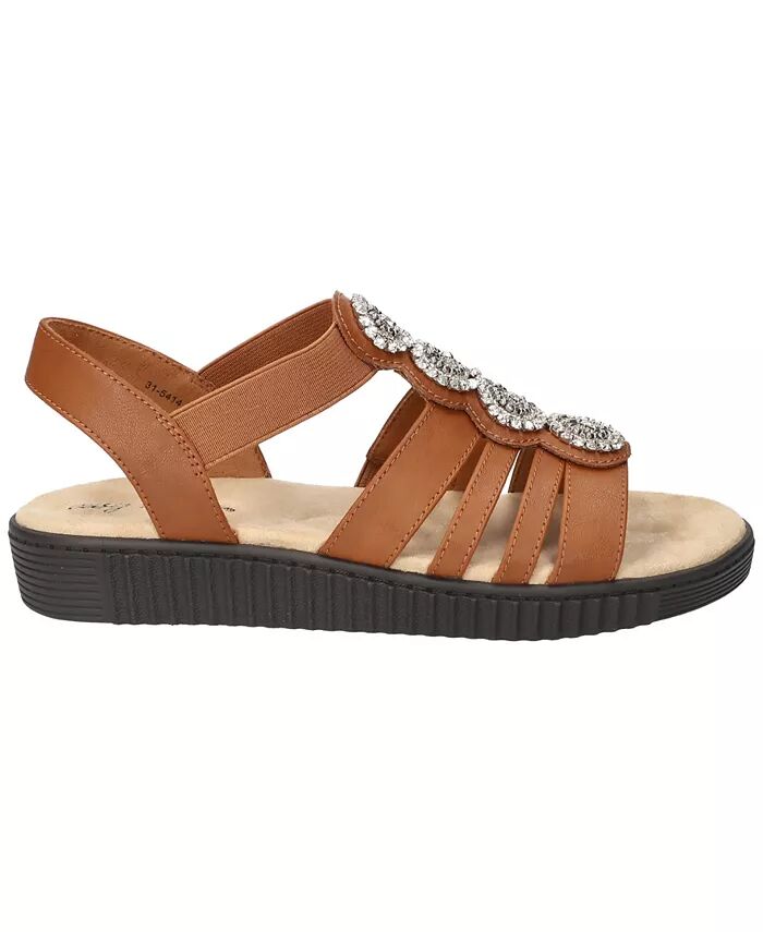 Женские сандалии Samira Slip-On Platform Easy Street, коричневый — фото 2