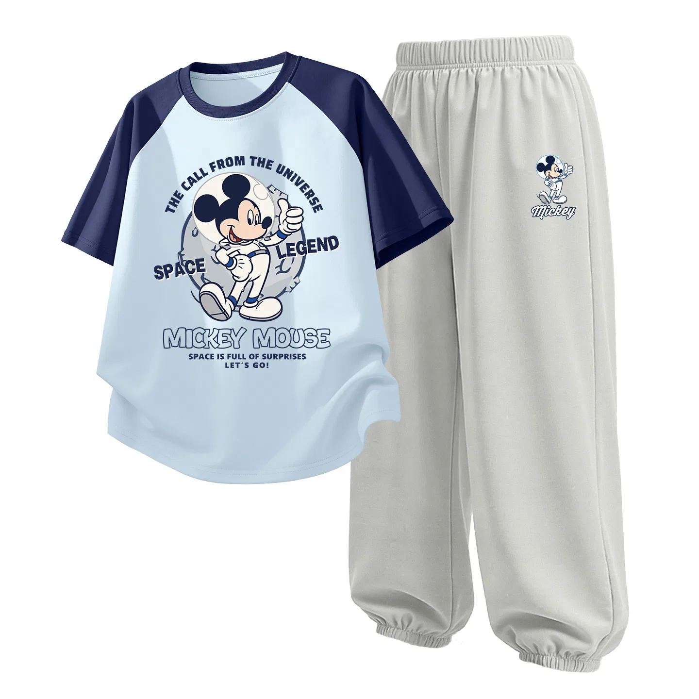 Детский спортивный костюм Casual Sportswear 2 Piece Set Disney, Di Space Clear Blue+Di Astronaut K Glacier Gray