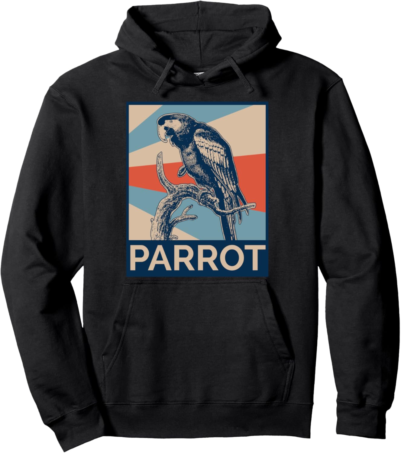 

Толстовка с изображением попугая ара (для любителей птиц) Bird Animal Parrot Stuff Clothing Gifts Men Women, черный