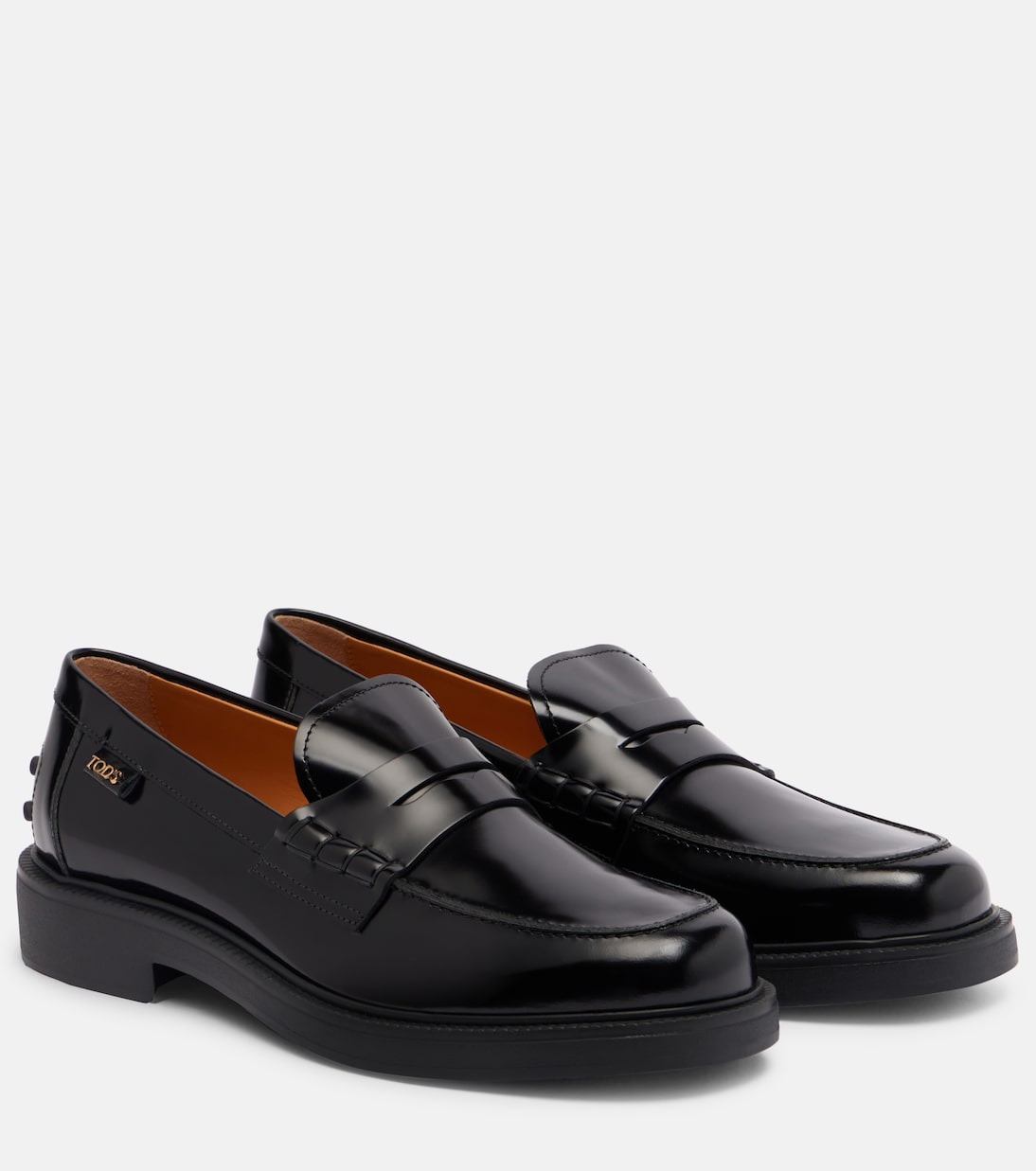 Кожаные пенни-лоферы Tod's, черный