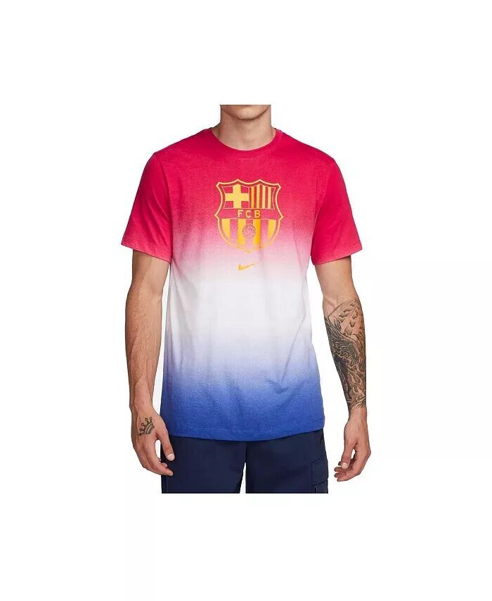 

Мужская белая футболка Barcelona Crest Nike