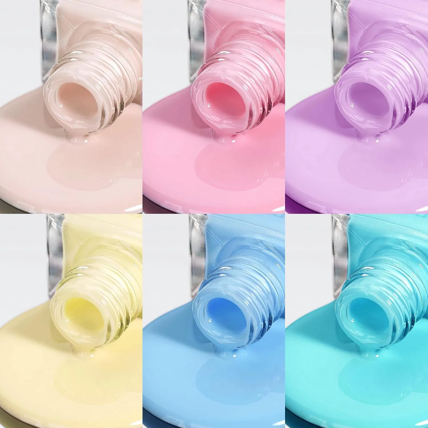 Набор быстросохнущих лаков для ногтей (6 цветов) от SUPWEE Supwee, 6 Colours-710 — фото 3