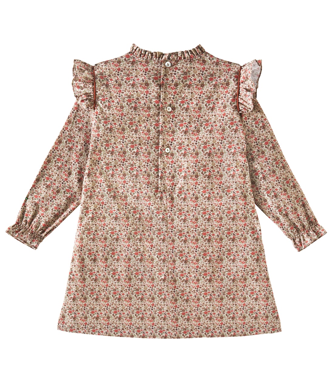 Платье Maura из хлопка с цветочным принтом La Coqueta, Taupe Floral — фото 4