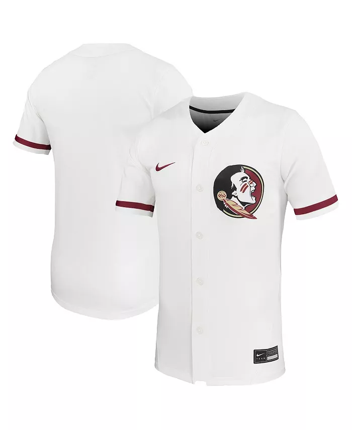 

Мужская и женская белая реплика футболки Florida State Seminoles для софтбола Nike