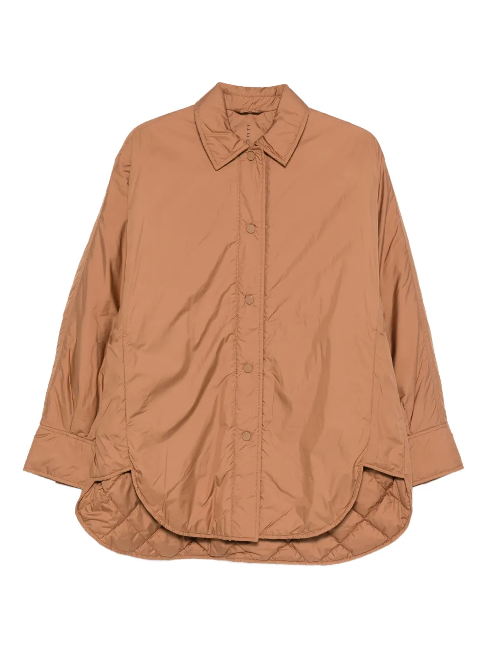 

Стеганое пальто с воротником Liviana Conti, коричневый