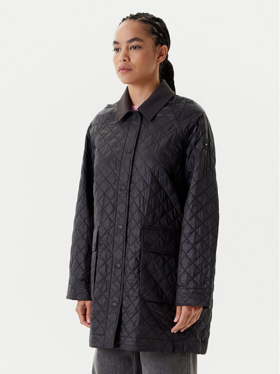 

Переходная куртка стандартного кроя WW0WW46448 Tommy Hilfiger, черный