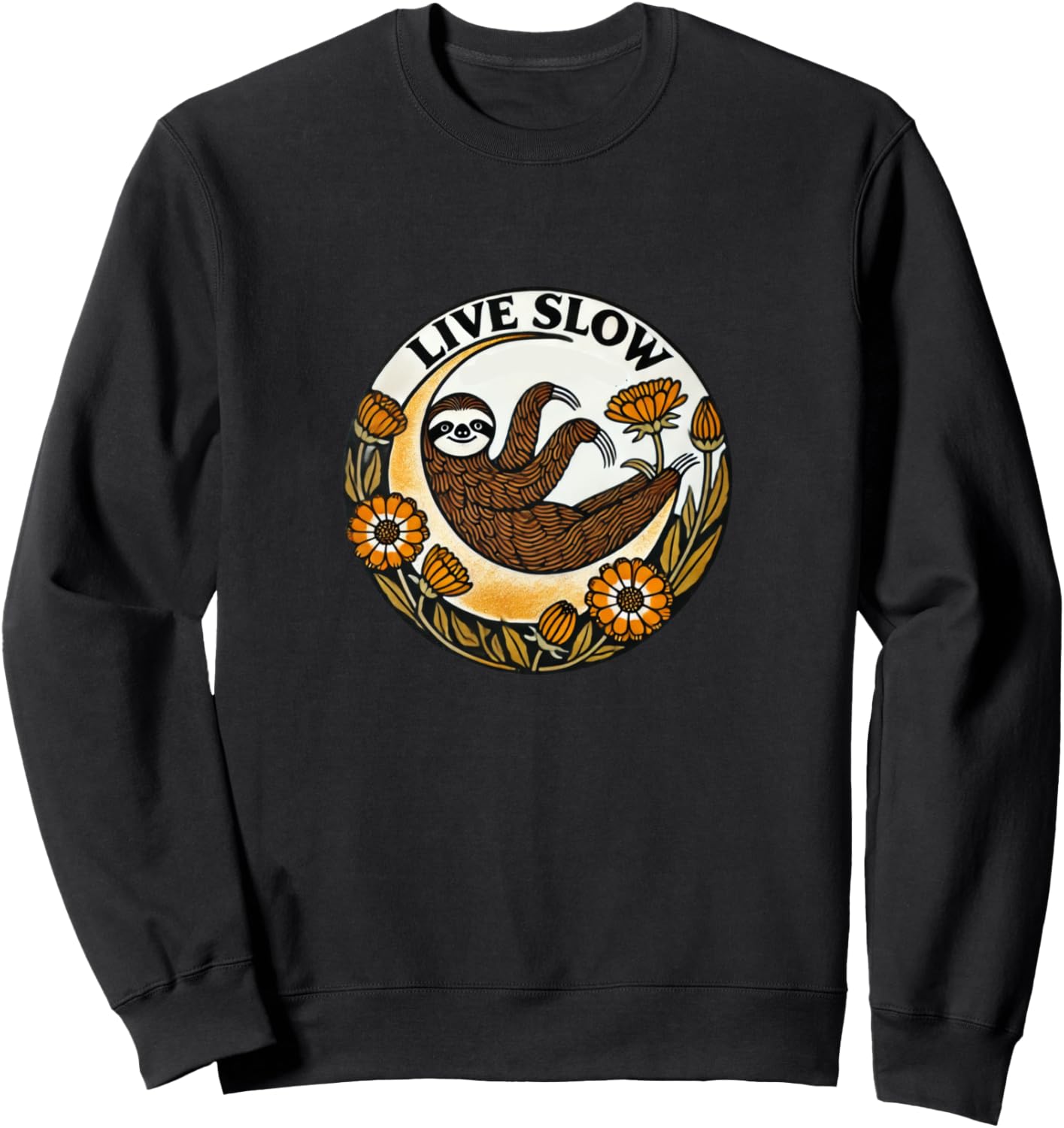 

Толстовка с изображением медлительного ленивца Vintage Sloth Lovers Bubb, черный