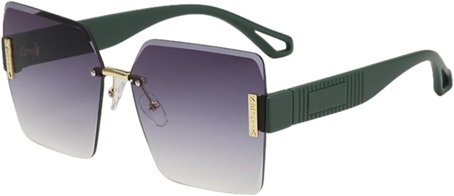 

Женские солнцезащитные очки без оправы квадратной формы в стиле ретро, ​​черные градиентные солнцезащитные очки для мужчин, очки в крупной оправе, солнцезащитные очки UV400 MUTYNE, 4