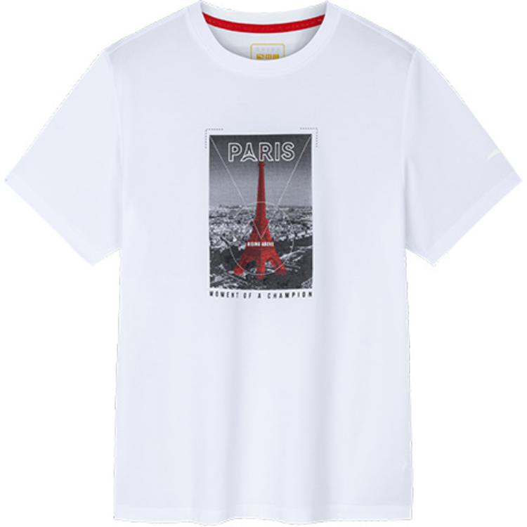 

ANTA Футболка для разнообразных тренировок мужская pure white, Белый, ANTA Футболка для разнообразных тренировок мужская pure white