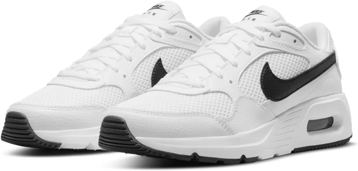 Детские гимнастические кроссовки Nike Air Max SC, белый/черный — фото 2