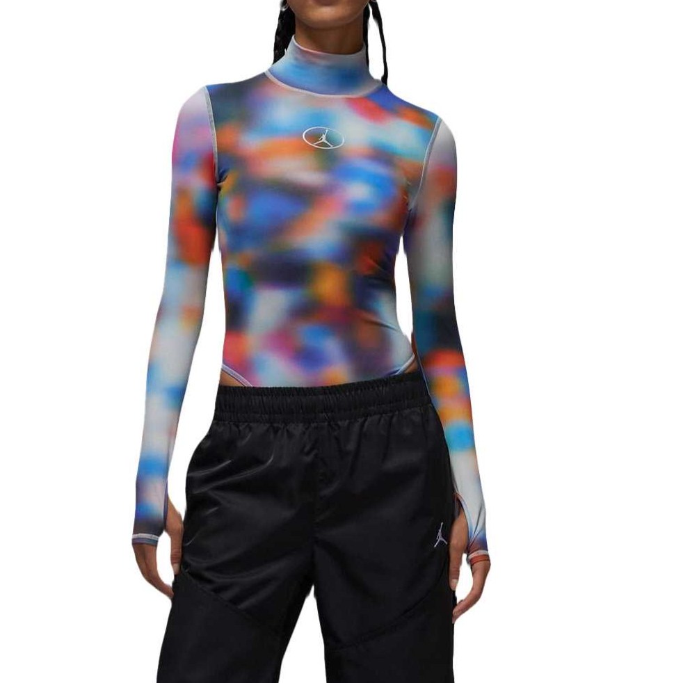 

Женский боди с длинным рукавом и принтом Flight Mountainside Jordan, белый